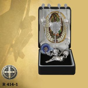 R414-1 ROSARIO CRISTAL #5 C/P.N. DONA CRISTAL PLATA