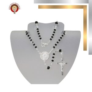 RE40 ROSARIO DONA NEGRA #4 C/C.P. #6 PLATA